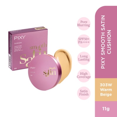 PIXY - Smooth Satin Cushion 303W Warm Beige 11g image