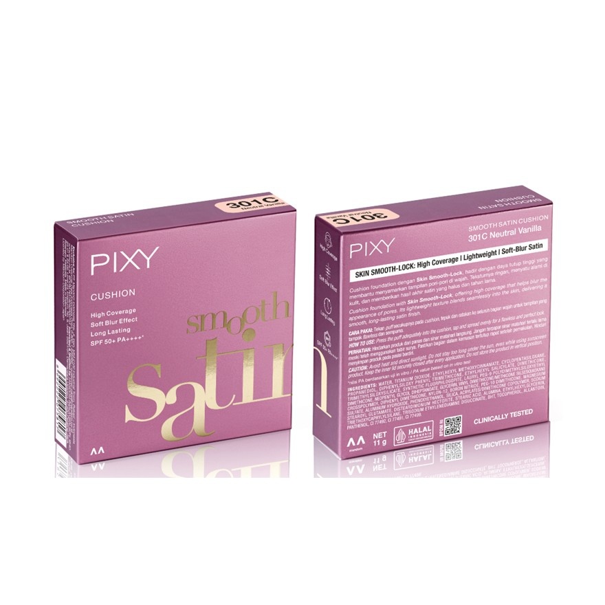 Smooth Satin Cushion 301C Neutral Vanilla 11g
