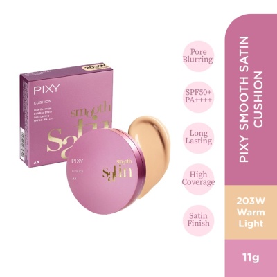 PIXY - Smooth Satin Cushion 203W Warm Light 11g