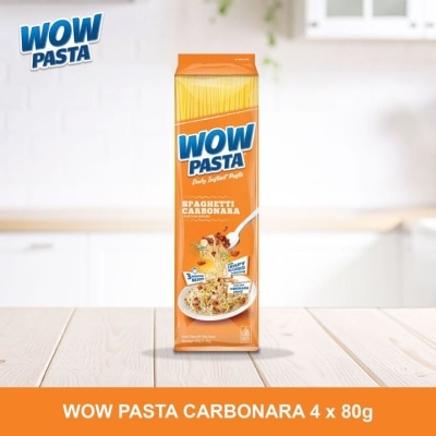 WOW PASTA - Instant Pasta Spaghetti Carbonara 4x80g