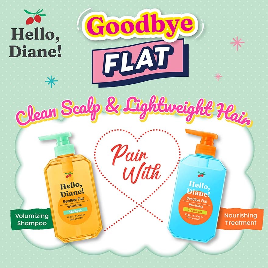 Hello,Diane! Goodbye Flat Volumizing Shampoo 400ml
