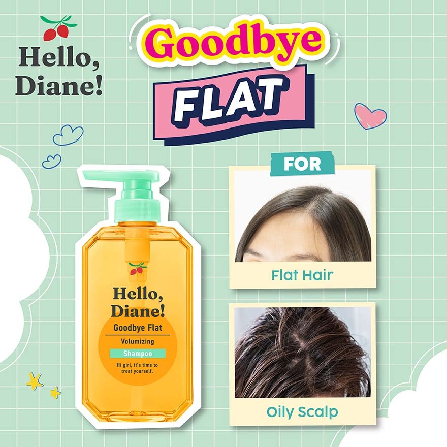 Hello,Diane! Goodbye Flat Volumizing Shampoo 400ml