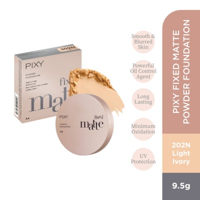PIXY - Fixed Matte Powder Foundation 202N Light Ivory 9.5g