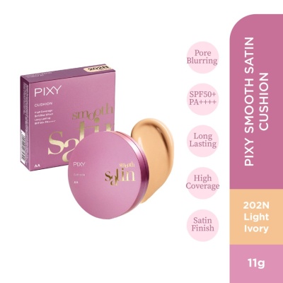 PIXY - Smooth Satin Cushion 202N Light Ivory 11g image