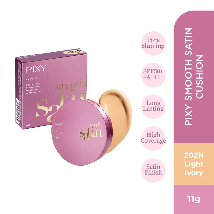 Smooth Satin Cushion 202N Light Ivory 11g
