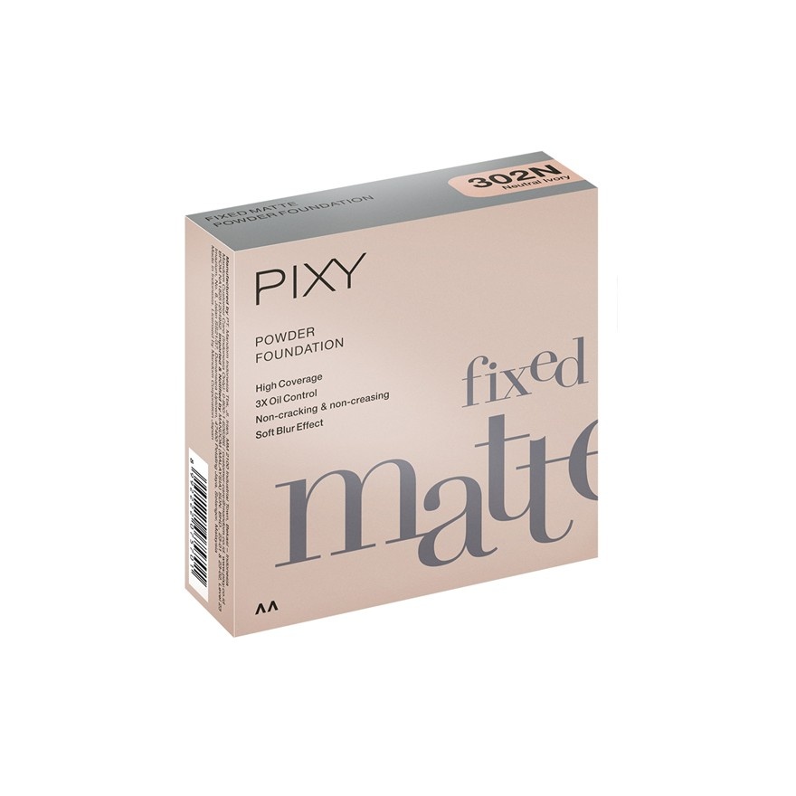 Fixed Matte Powder Foundation 302N Neutral Ivory 9.5g