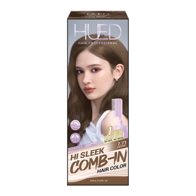 HUED - Hi Sleek Comb-in Hair Color 7.71 Caramel 1's image
