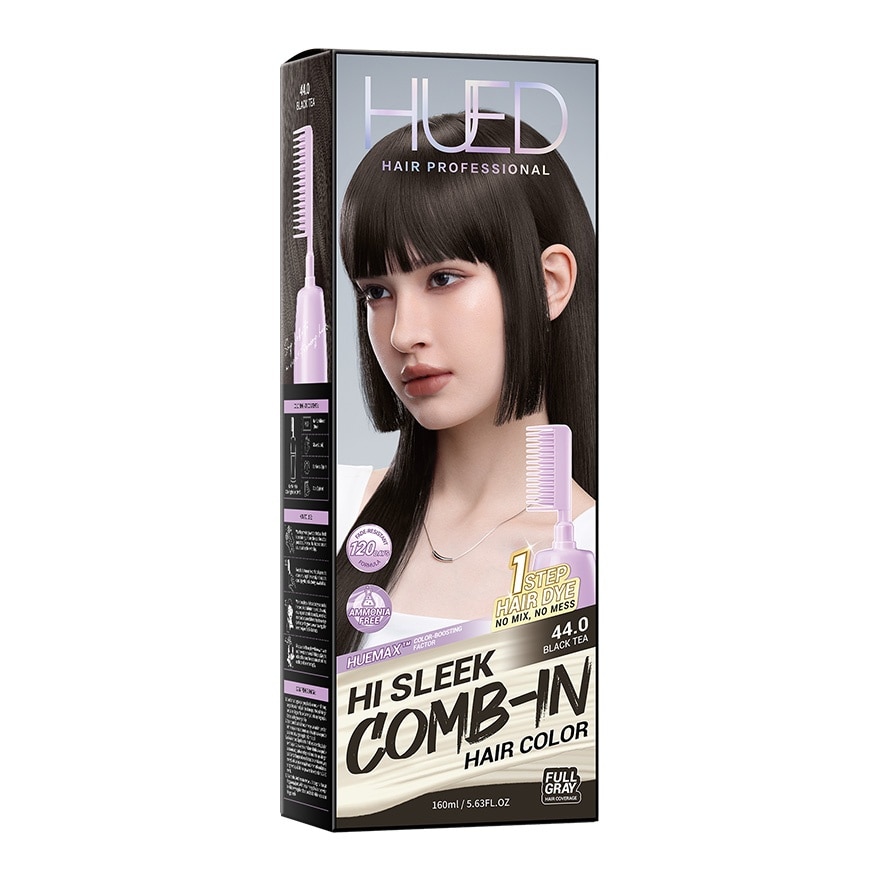 Hi Sleek Comb-in Hair Color 44.0 Black Tea 1's