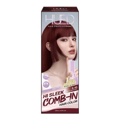 HUED - Hi Sleek Comb-in Hair Color 6.45 Royal Burgundy 1's