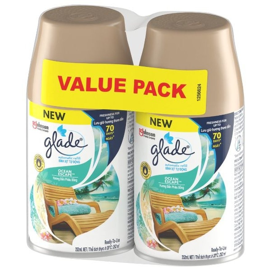 Automatic Spray Refill Ocean Escape 252ml x2