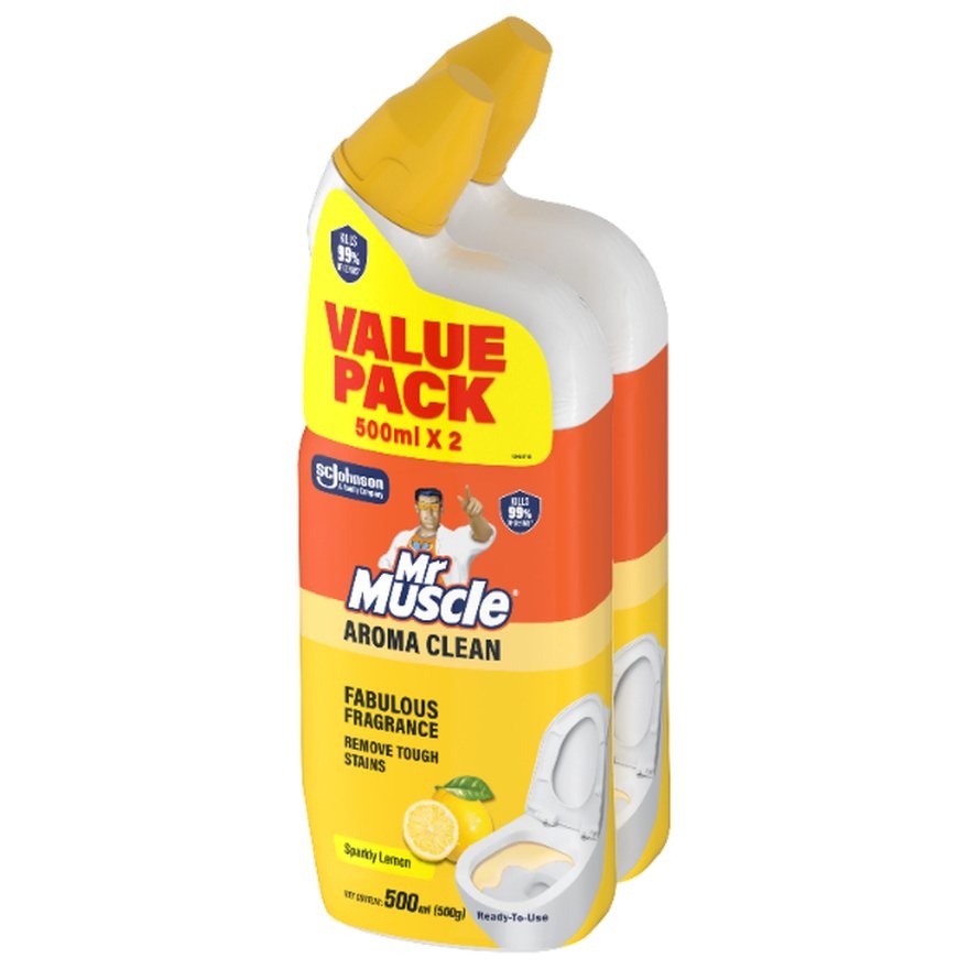 Toilet Bowl Cleaner Lemon 500ml x2