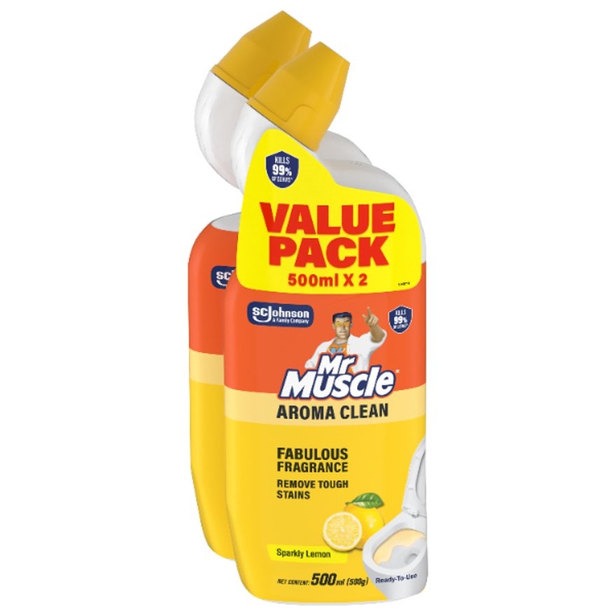 Toilet Bowl Cleaner Lemon 500ml x2