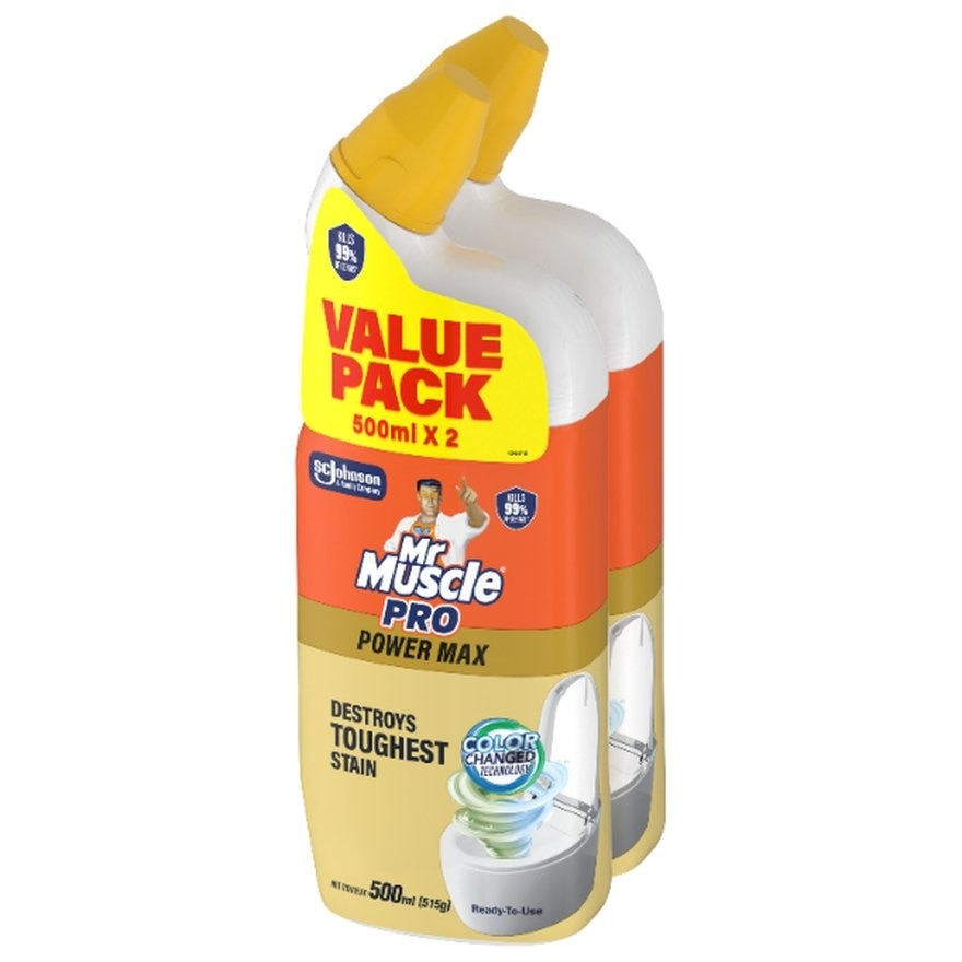 Toilet Bowl Cleaner Power Max 500ml x2
