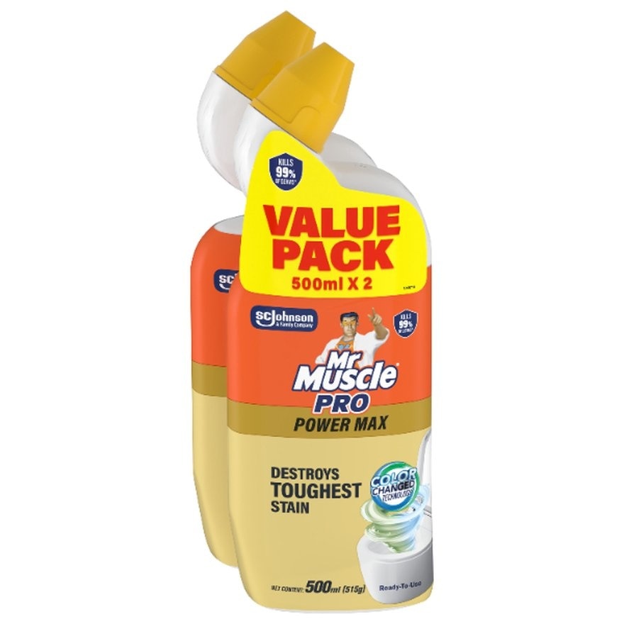Toilet Bowl Cleaner Power Max 500ml x2