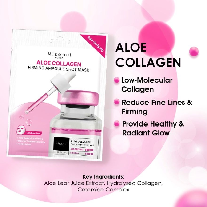 Aloe Collagen Firming Ampoule Shot Mask 23g