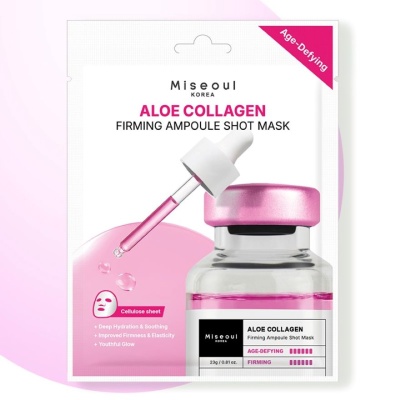 MISEOUL - Aloe Collagen Firming Ampoule Shot Mask 23g