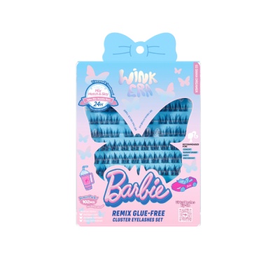 GLAMFIX - Barbie Wink Era Remix Glue-Free Cluster Eyelashes Set 03 Swan Dreamer