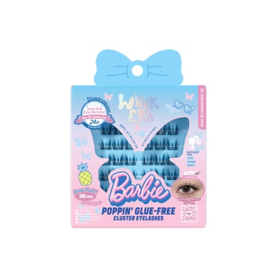 GLAMFIX - Barbie Wink Era Poppin' Glue-Free Cluster Eyelashes 20 Dreamhouse Diva