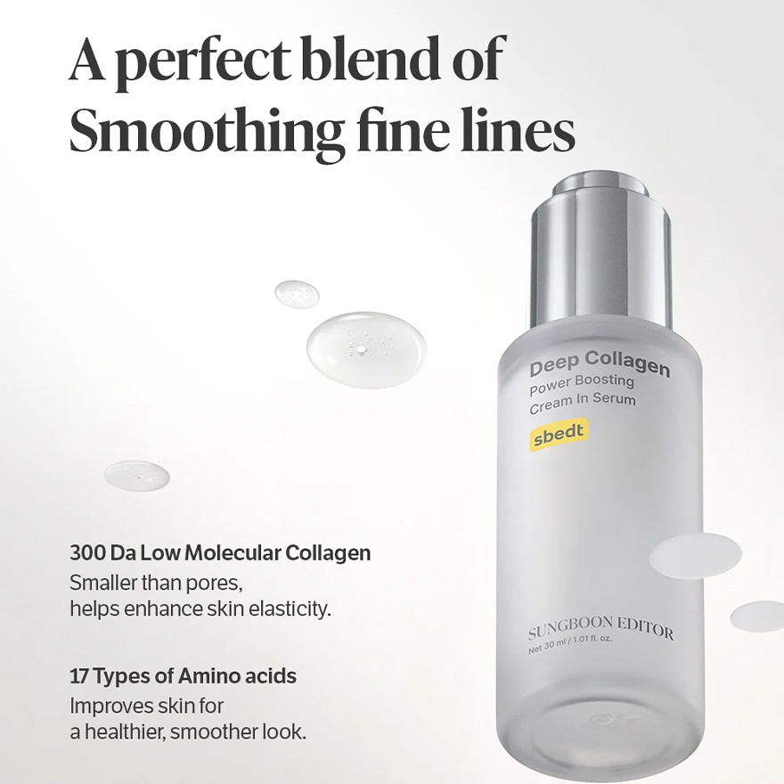 Deep Collagen Power Boosting Cream In Serum 40ml image