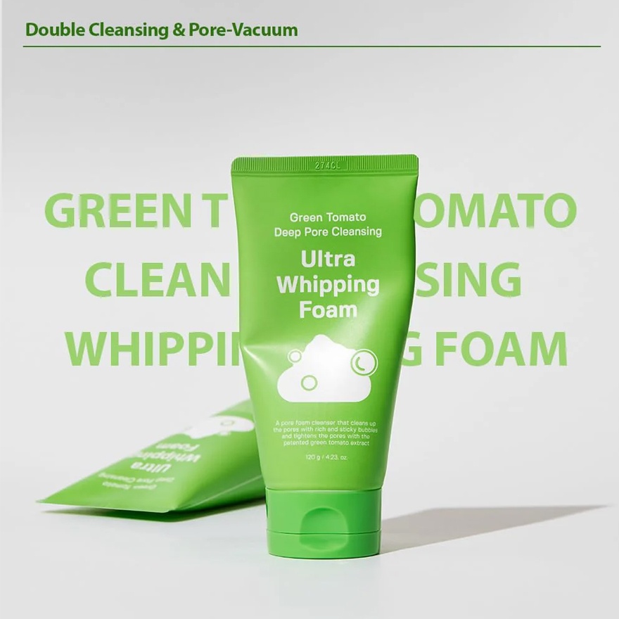 Green Tomato Deep Pore Cleansing Ultra Whipping Foam 120g