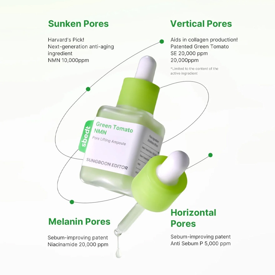 Green Tomato NMN Pore Lifting Ampoule 40ml