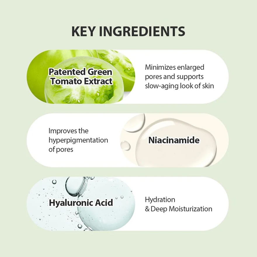 Green Tomato NMN Pore Lifting Ampoule 40ml