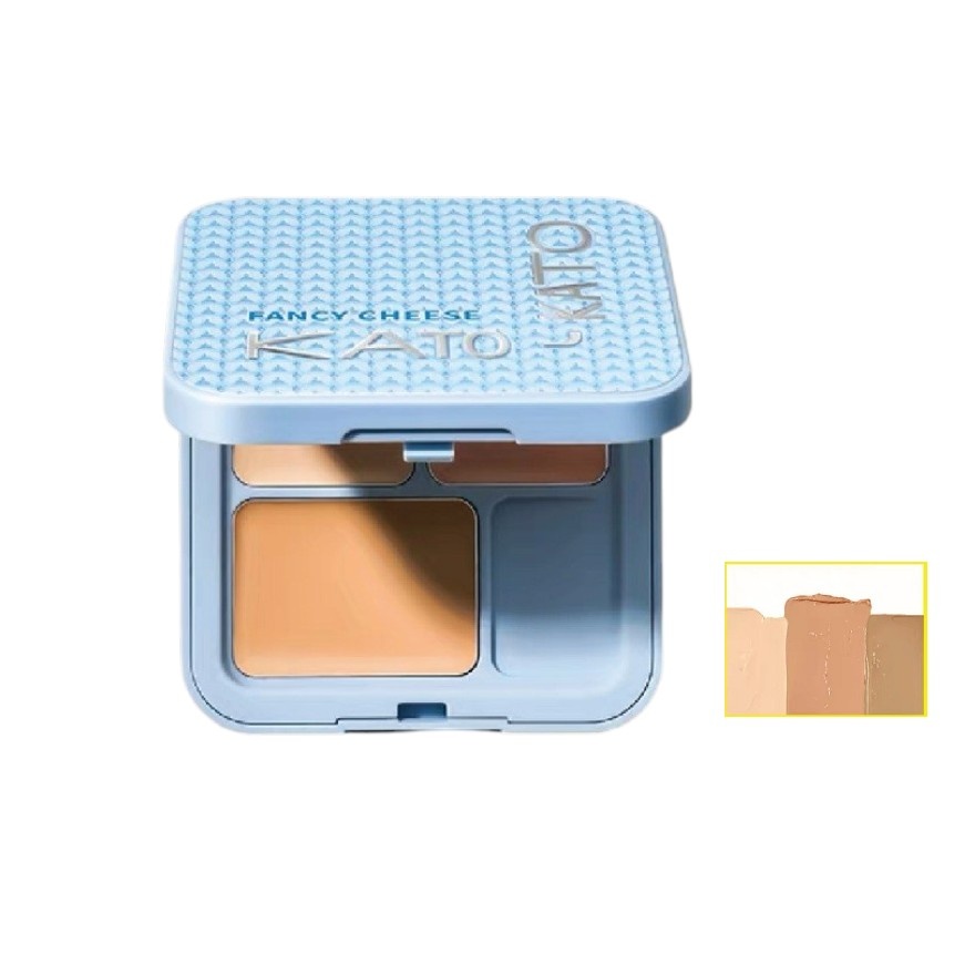 Cubic Cheese Concealer Three Color Concealer Palette 5g-Winter Series