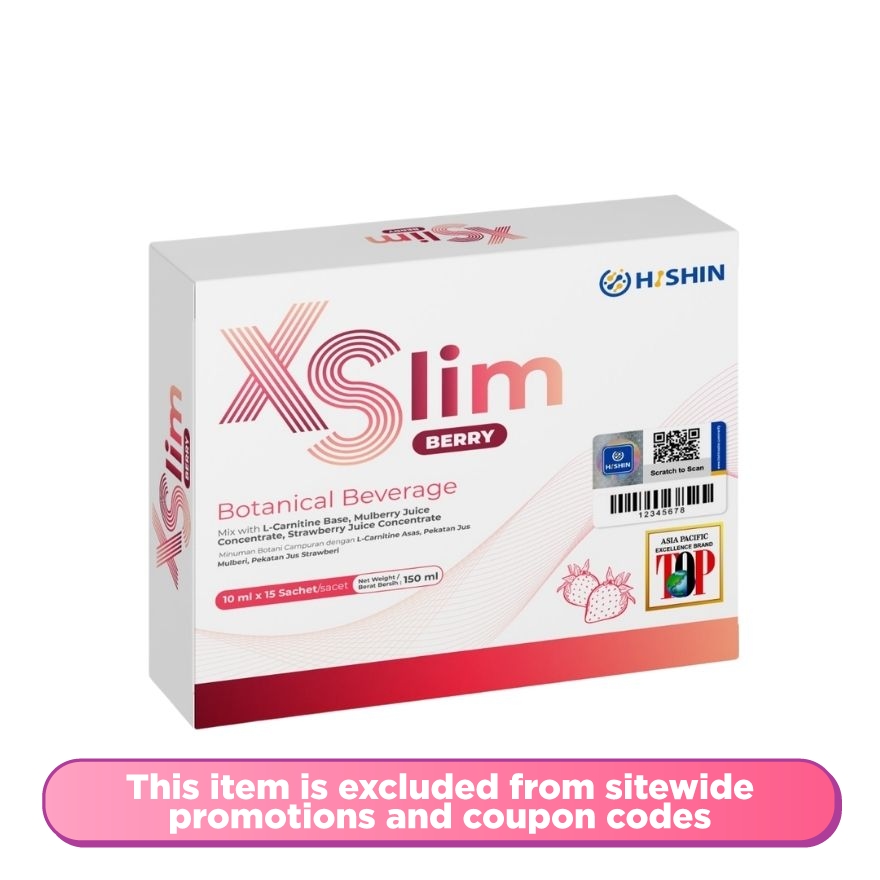 XSlim Botanical Beverage Mixed With Mulberry Juice, Strawberry Juice and L-Carnitine