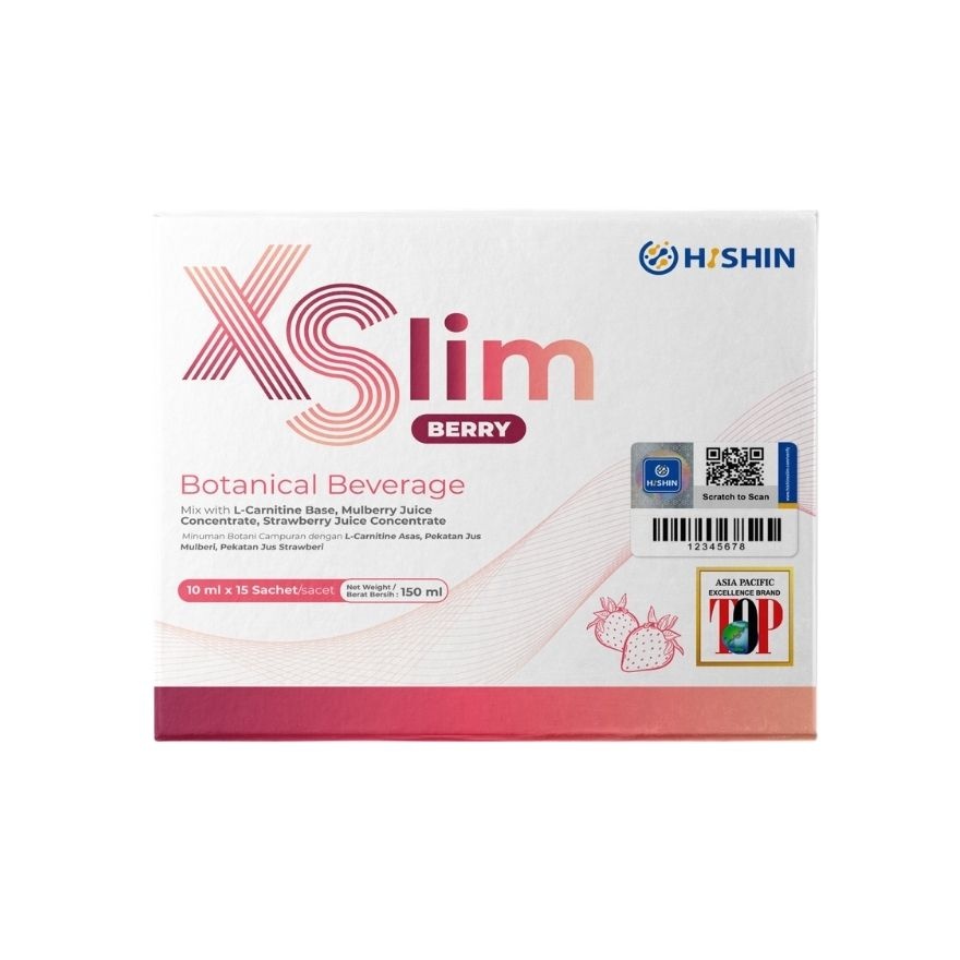 XSlim Botanical Beverage Mixed With Mulberry Juice, Strawberry Juice and L-Carnitine