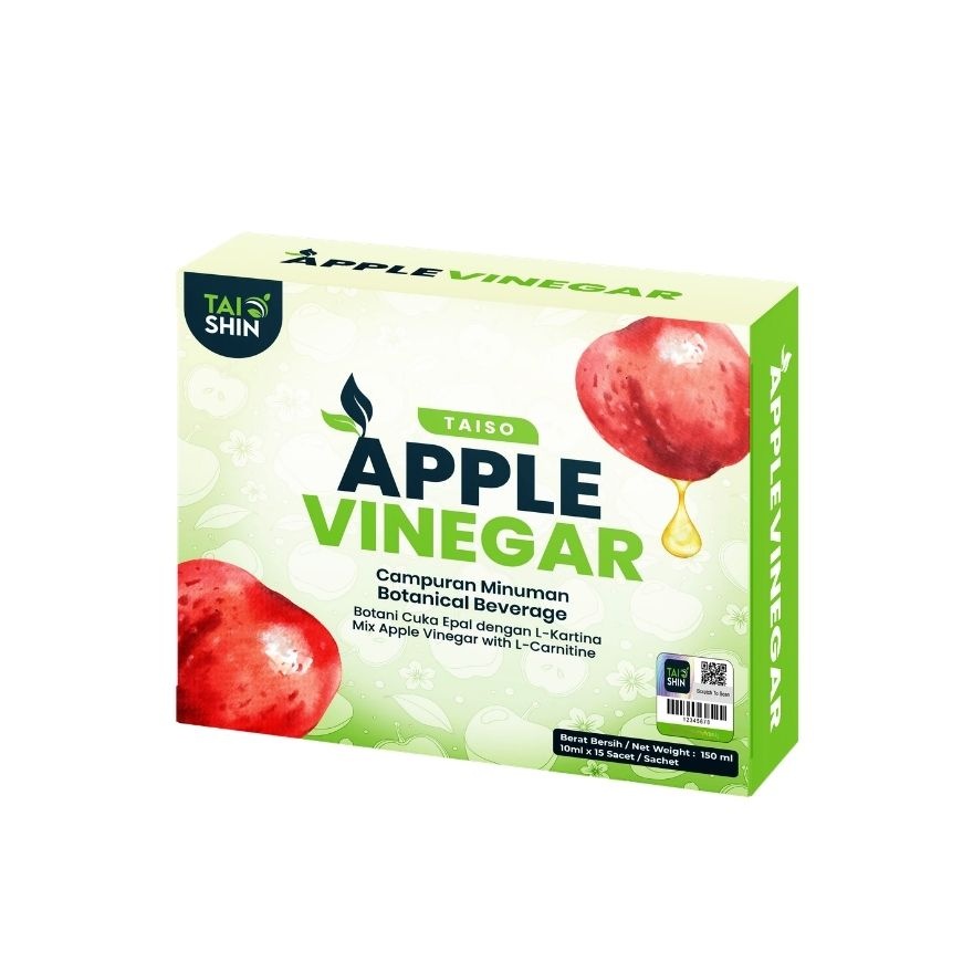 Taiso Botanical Beverage Mix Apple Vinegar with L-Carnitine