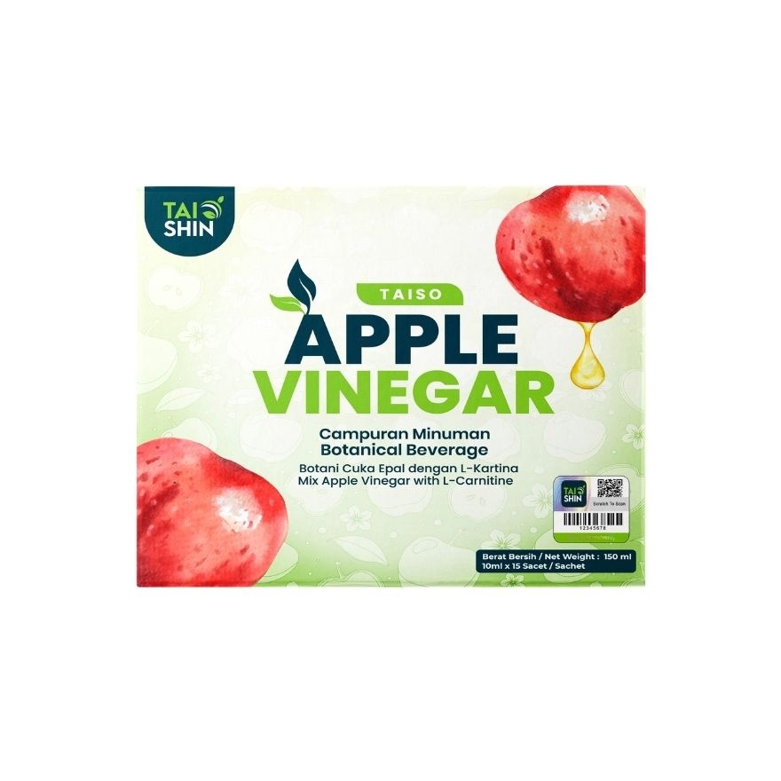 Taiso Botanical Beverage Mix Apple Vinegar with L-Carnitine