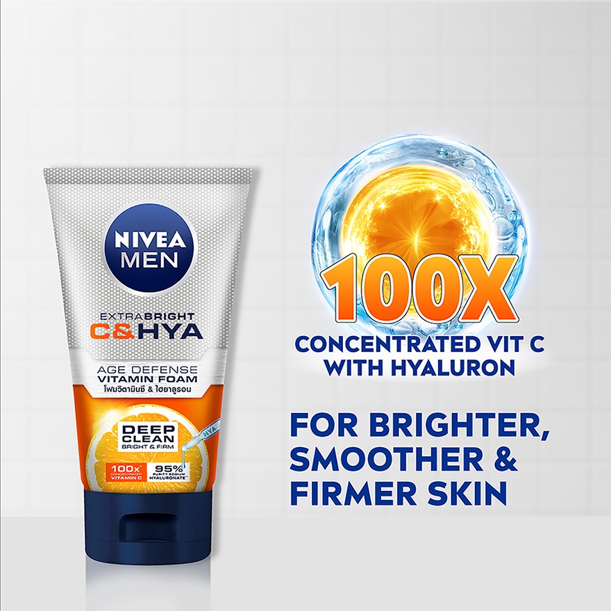Extra Bright C&HYA Age Defense VItamin Foam 2x100g