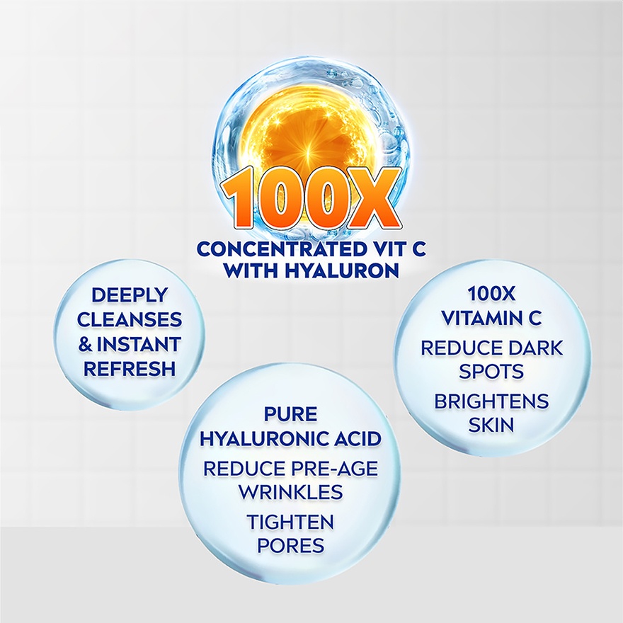 Extra Bright C&HYA Age Defense VItamin Foam 2x100g
