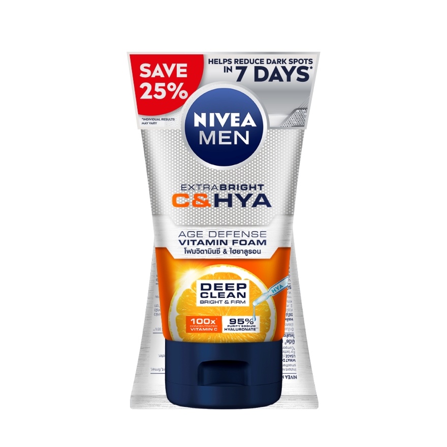 Extra Bright C&HYA Age Defense VItamin Foam 2x100g