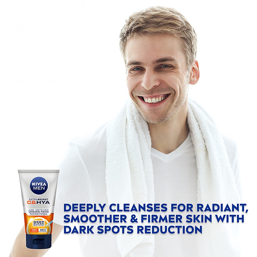 Extra Bright C&HYA Age Defense VItamin Foam 2x100g image