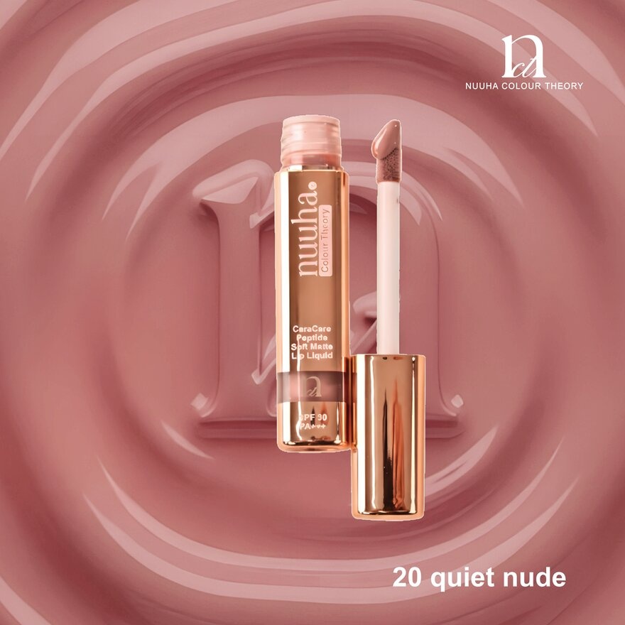 Color Theory CeraCare Peptide Lip Liquid Soft Matte SPF 30 PA+++ [Quiet Nude (20)]
