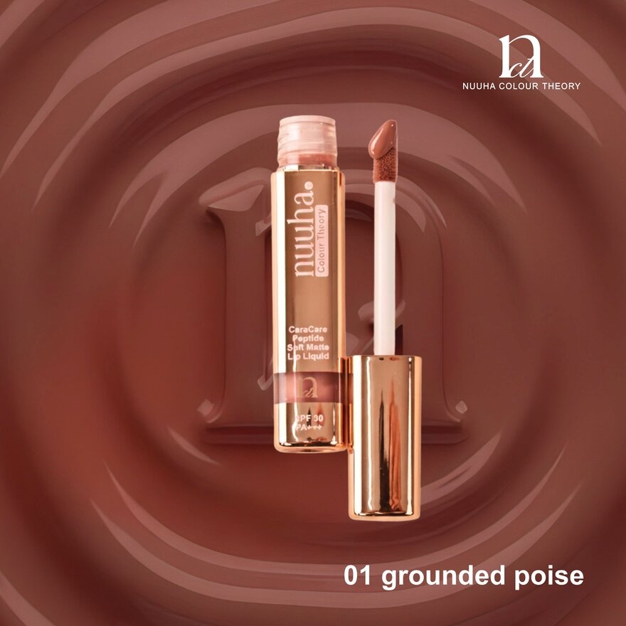 Color Theory CeraCare Peptide Lip Liquid Soft Matte SPF 30 PA+++ [Ground Poise (01)]