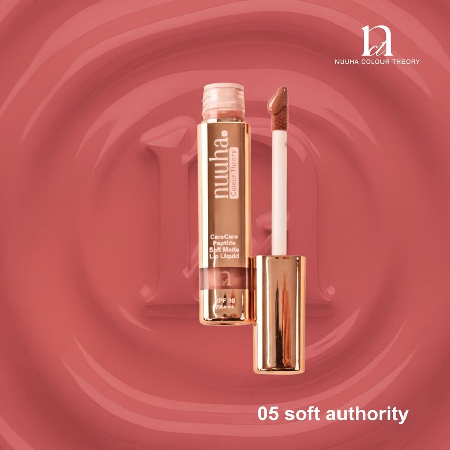 Color Theory CeraCare Peptide Lip Liquid Soft Matte SPF 30 PA+++ [Soft Authority (05)]