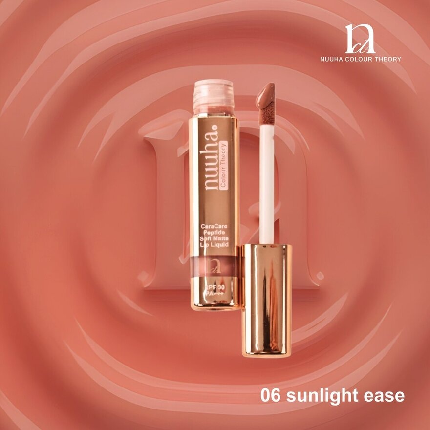 Color Theory CeraCare Peptide Lip Liquid Soft Matte SPF 30 PA+++ [Sunlight Ease (06)]