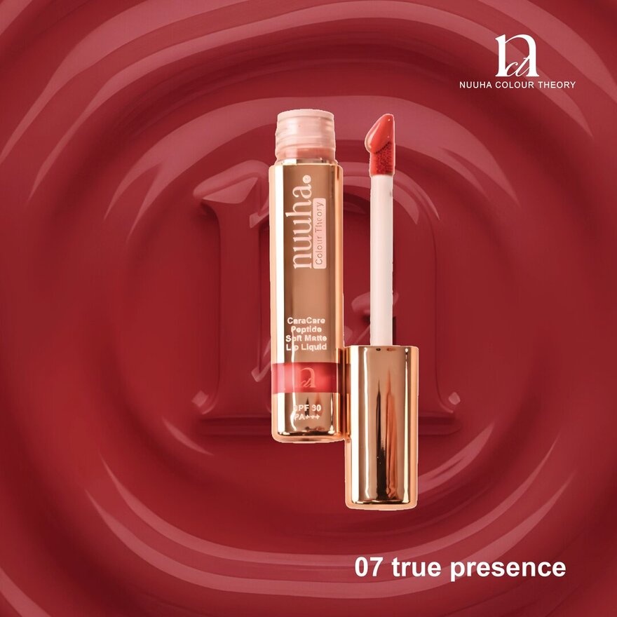 Color Theory CeraCare Peptide Lip Liquid Soft Matte SPF 30 PA+++ [True Presence (07)]