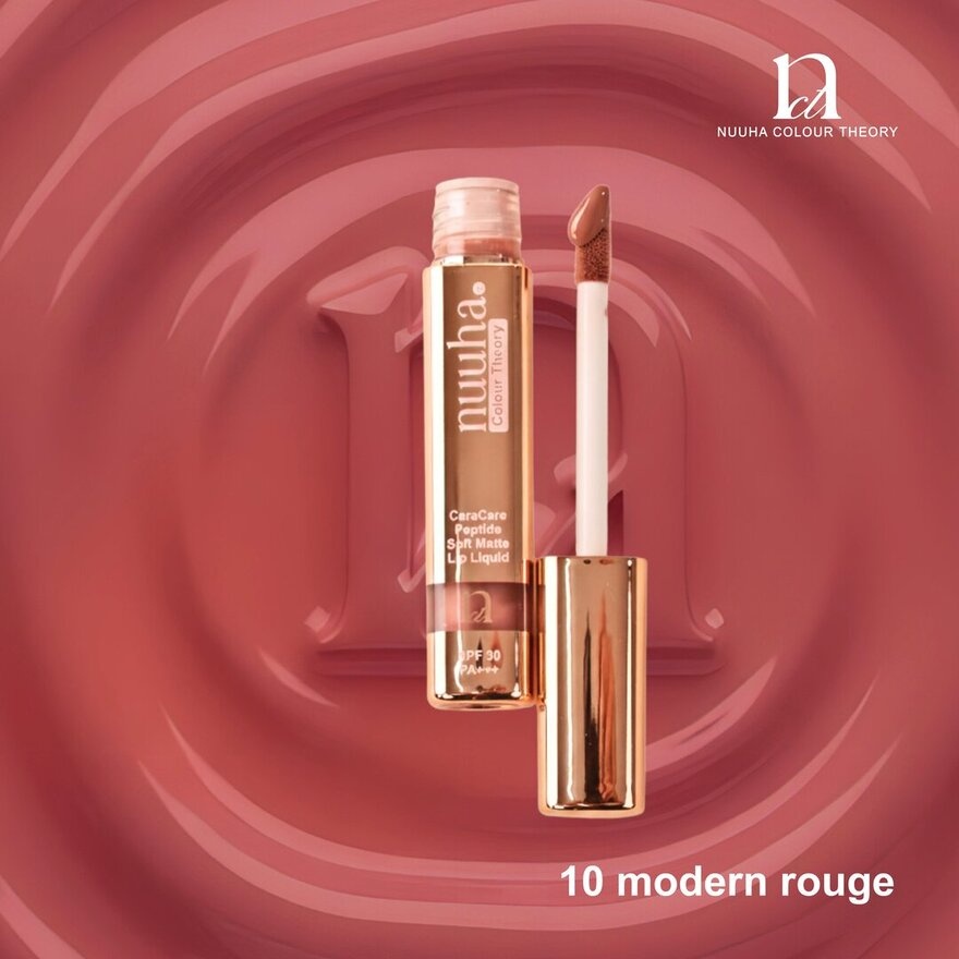 Color Theory CeraCare Peptide Lip Liquid Soft Matte SPF 30 PA+++ [Modern Rouge (10)]