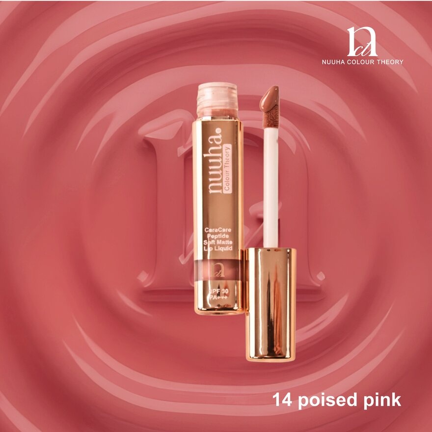 Color Theory CeraCare Peptide Lip Liquid Soft Matte SPF 30 PA+++ [Poised Pink (14)]