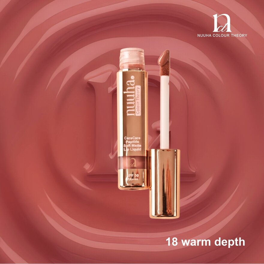 Color Theory CeraCare Peptide Lip Liquid Soft Matte SPF 30 PA+++ [Warm Depth (18)]