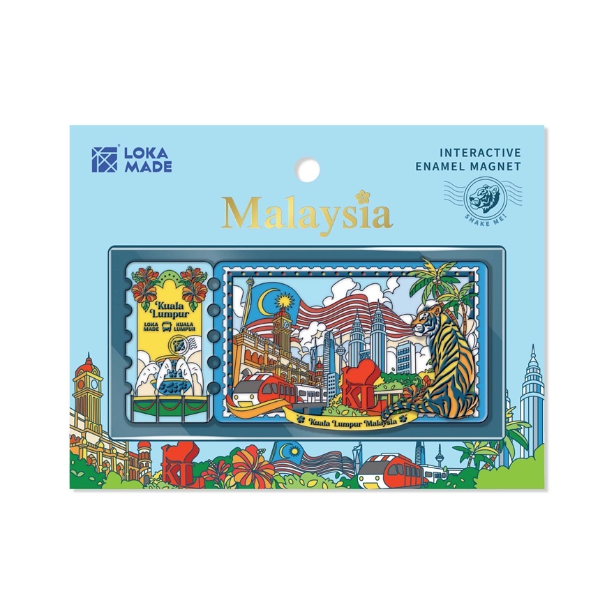 Ticket to Kuala Lumpur Magnet EM28 1S image