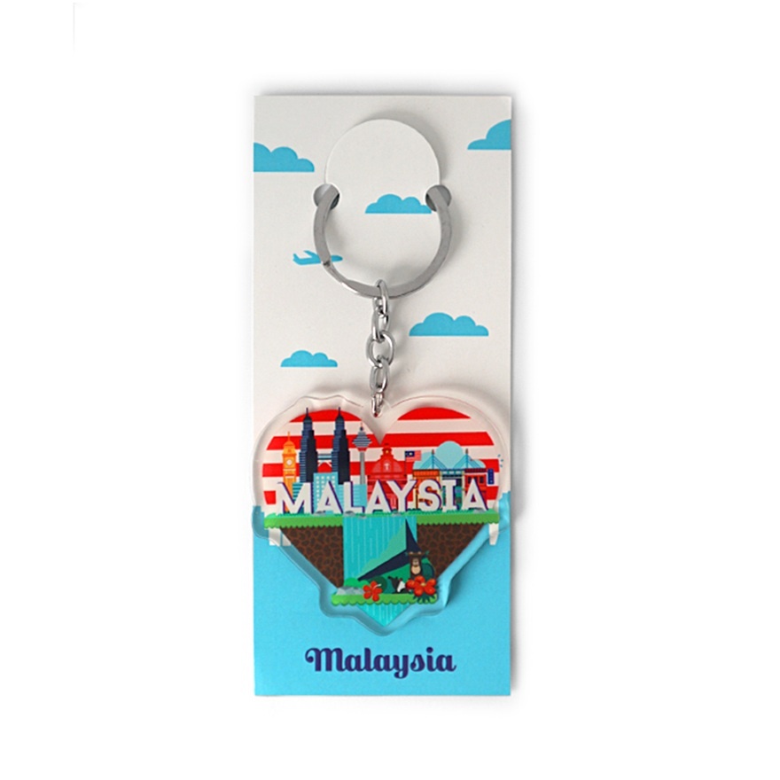 I Love Malaysia Keychain KC13 1S image