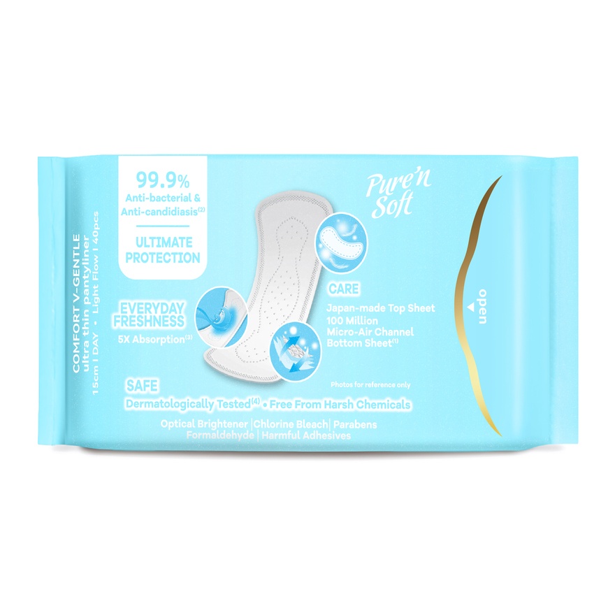 Ultra Thin Pantyliner Uncented 15cm 40s