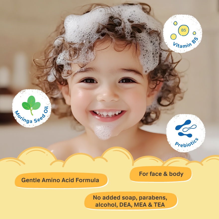 Kids Foam Wash (Moringa & Vitamin B5) 500ml