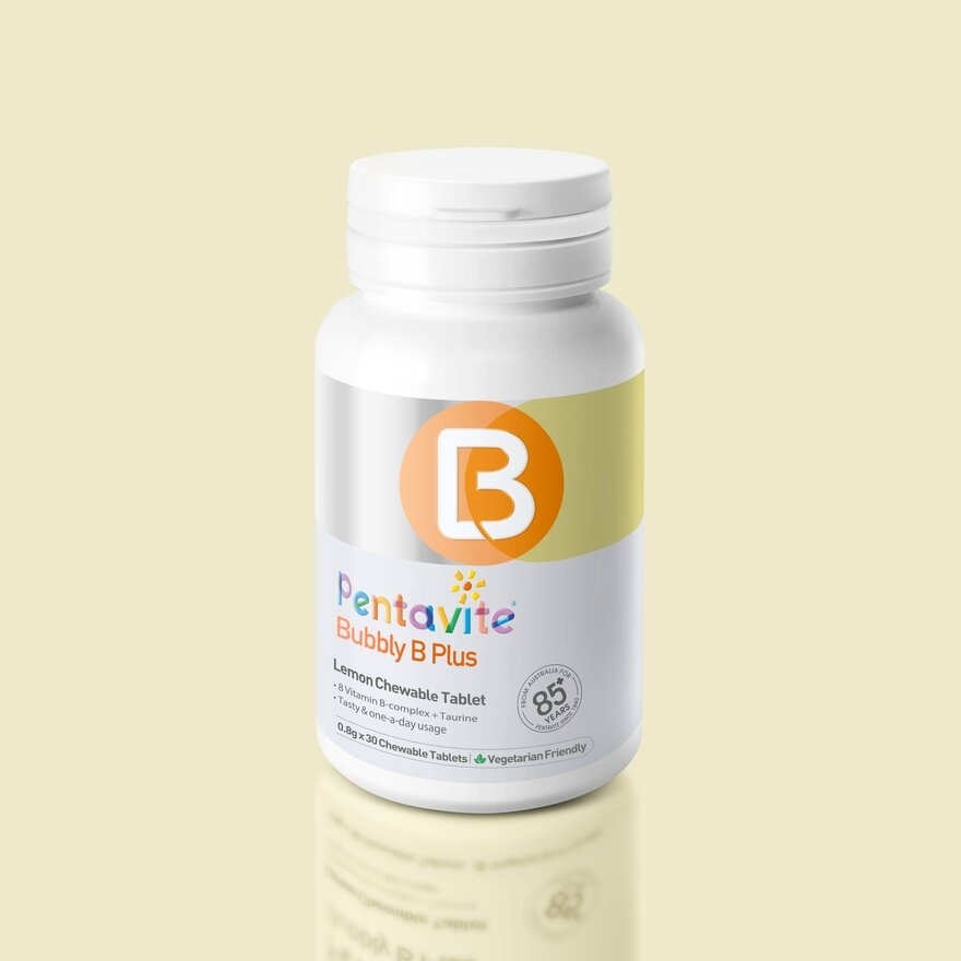 Bubbly B Plus Lemon Flavour Chewable 30's