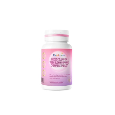 PENTAVITE - Collagen With Pomegranate & Blood Orange Chewable 30's