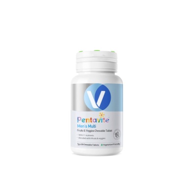 PENTAVITE - Men's Multi With Fruits & Veggies Chewable 30's
